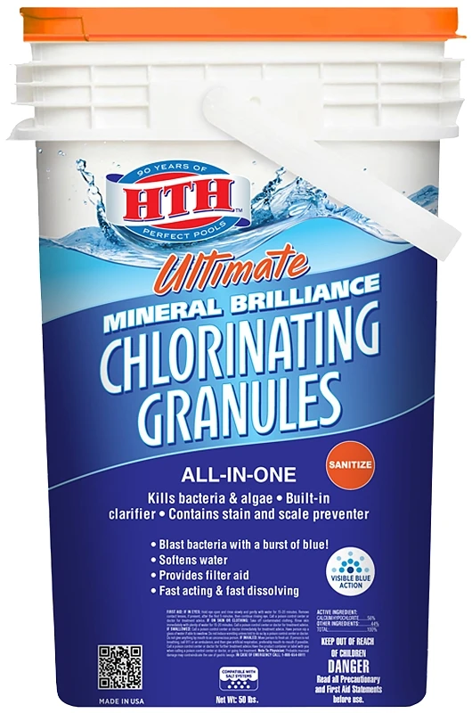 Ultimate Mineral Brilliance Chlorinating Granules, 50 Pounds