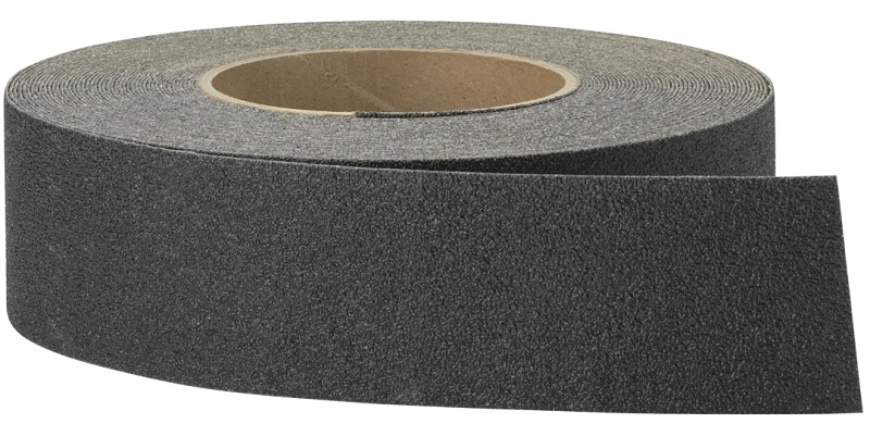 Safety Anti-slip Tread, Heavy Duty, Black, 4 In. Sold By The Foot. Roll