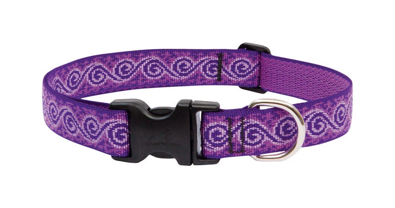 Adjustable Jelly Roll Dog Collar, 1 Inch Width, Fits 16 To 28 Inch Neck
