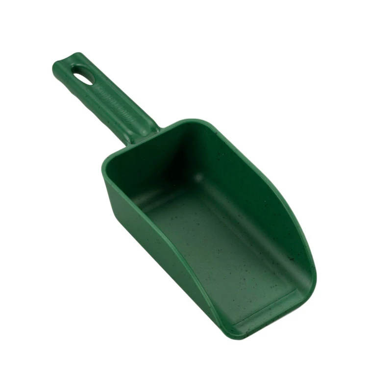 Green Polyethylene Hand Scoop With 2 Cup Capacity