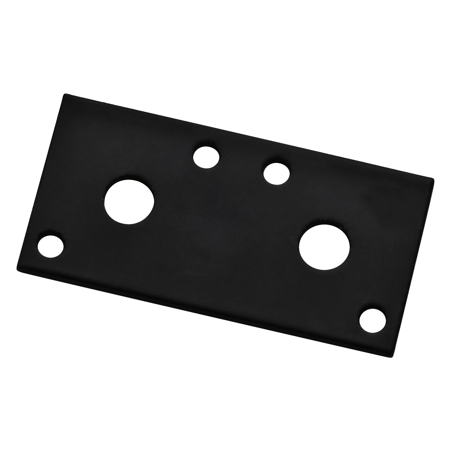 Black Steel Mending Brace, 16 Inch Length For Structural Repairs