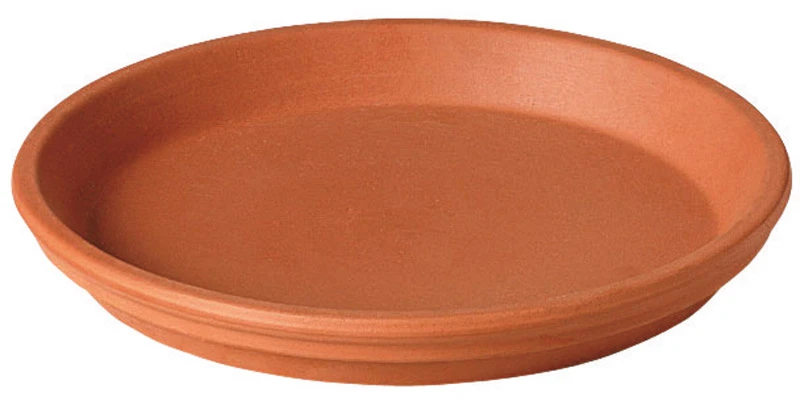 Terra Cotta Clay Plant Saucer, 14 Inch Diameter