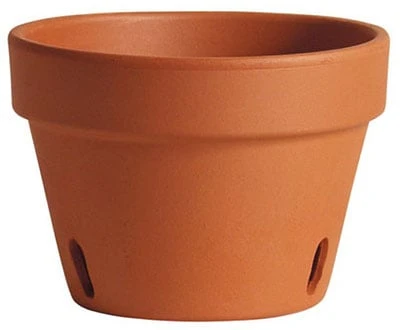 Orchid Pot, Terra Cotta Clay, 6 In.