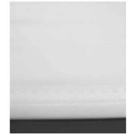 37 Inch X 66 Inch White Room Darkening Suede Roller Shade