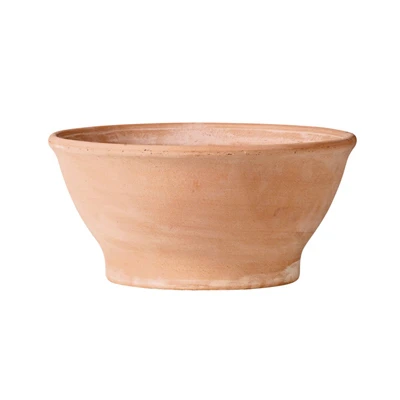 Bowl Planter, White Clay, 10-in.