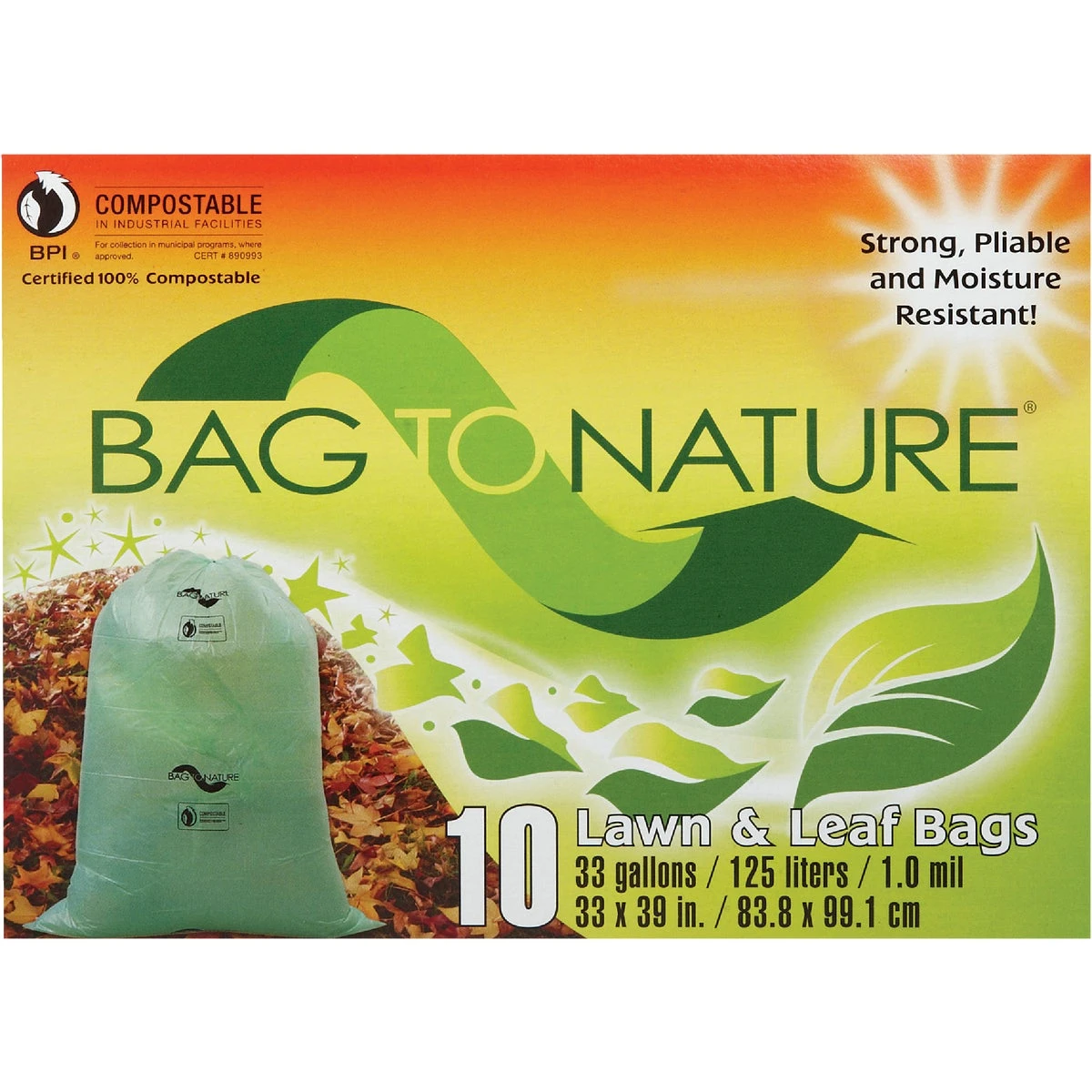 Lawn & Leaf Bags, 33 Gallon, 10-ct.