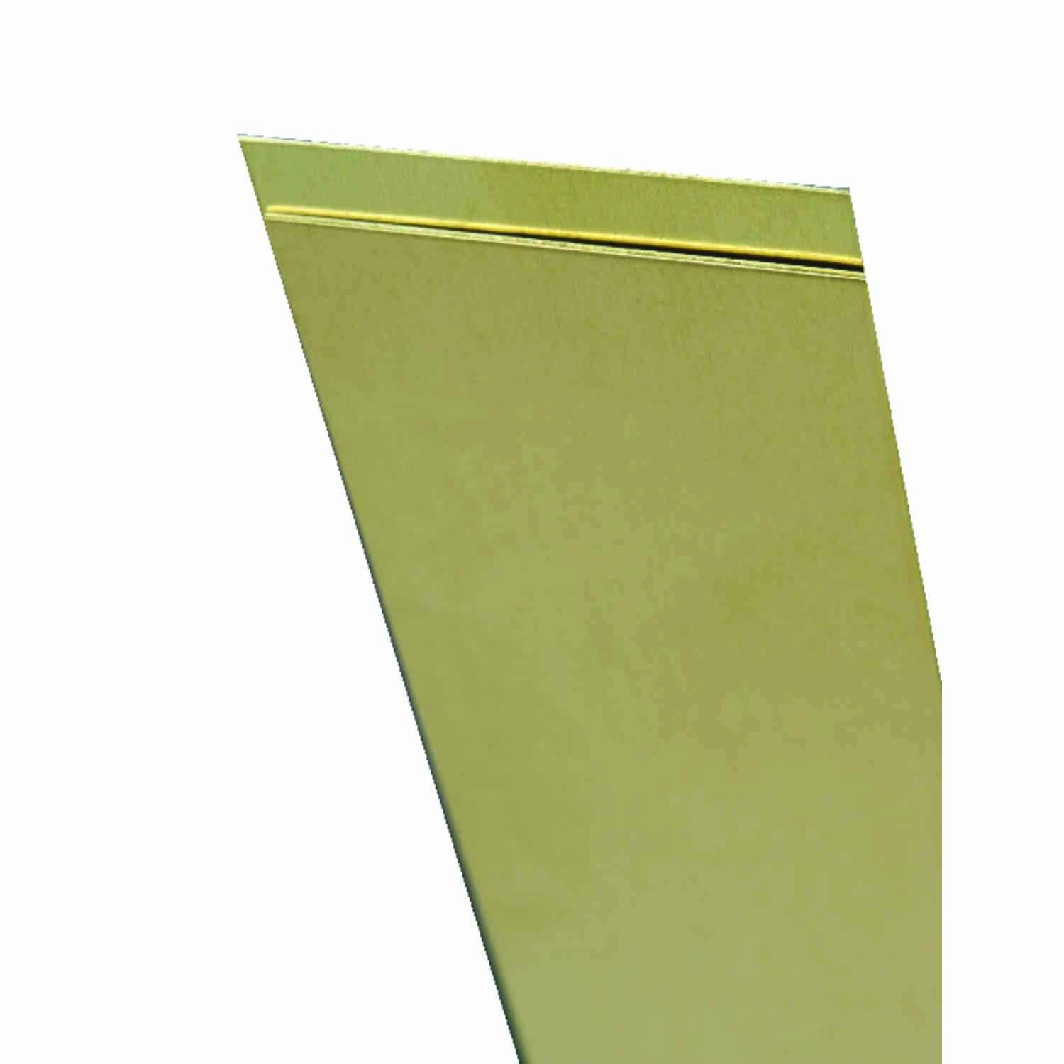 0.016 In. X 1 In. W X 36 In. L Brass Metal Strip-sold Individually