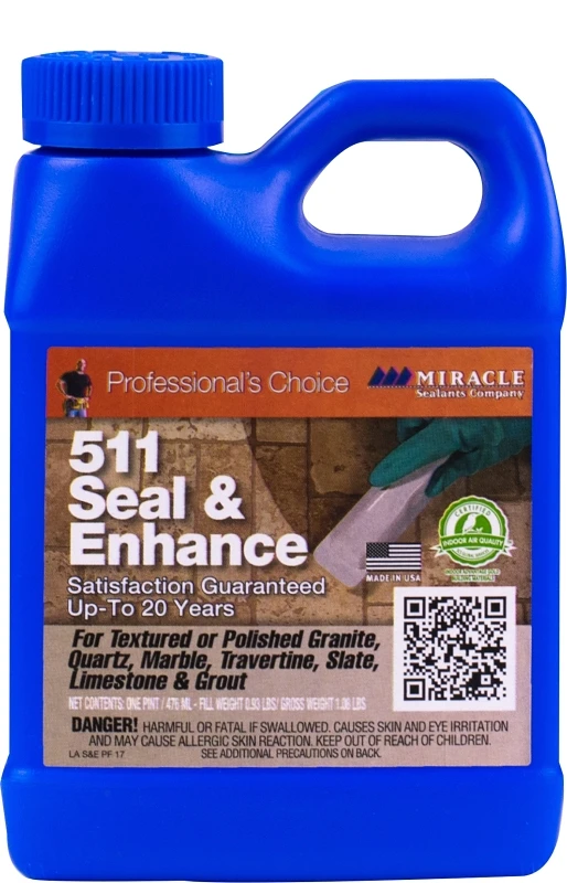 511 Seal And Enhancer, 1 Pint Container, Concrete And Masonry Sealer