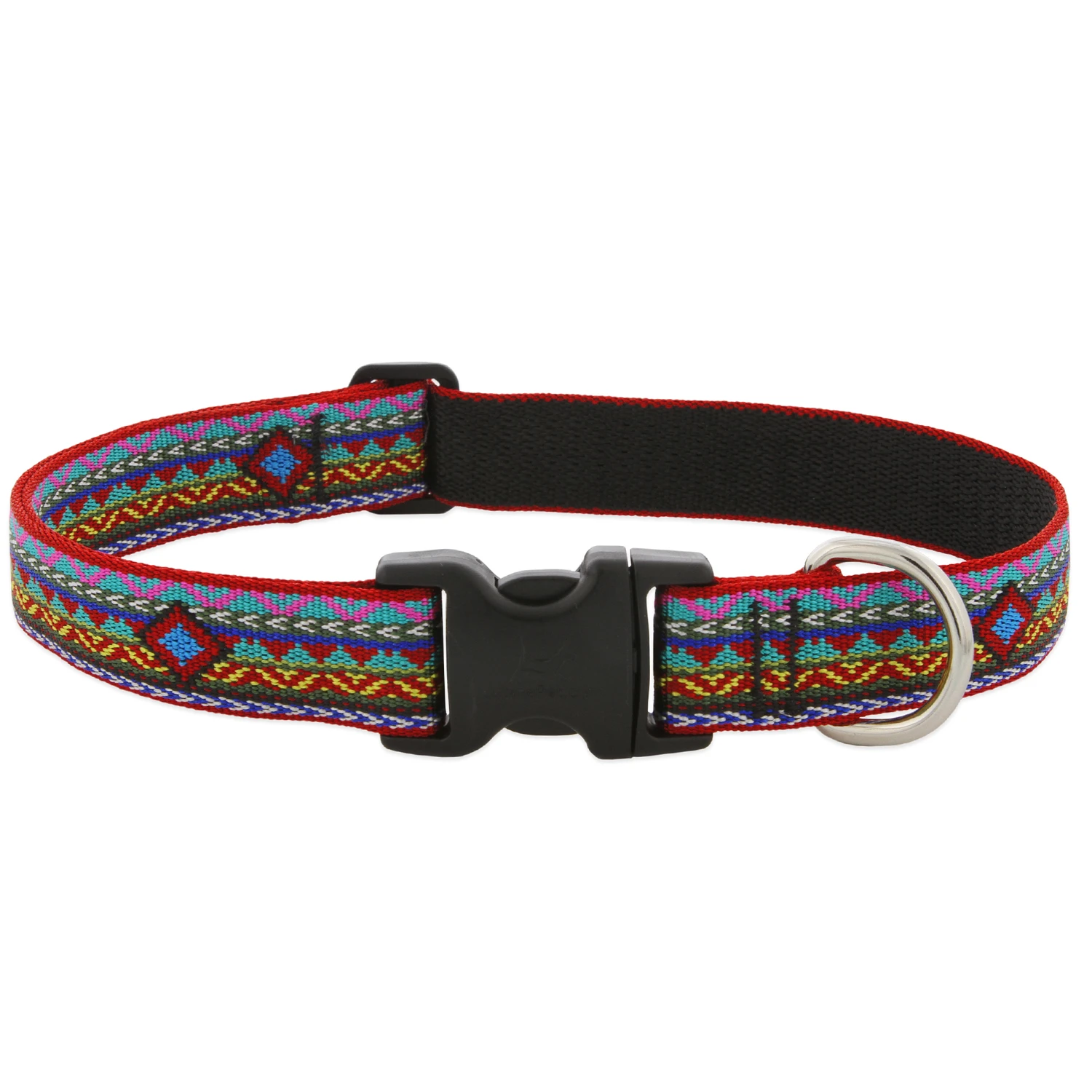Adjustable Medium Dog Collar With El Paso Pattern, 1 Inch By 12 To 20 Inches