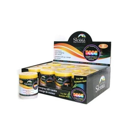 10 Ounce Colorburst Citronella Led Candle - Color Changing, Outdoor Use