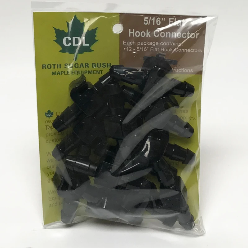 Maple Sap Flat Connector, 5/16-in., 12-pk.