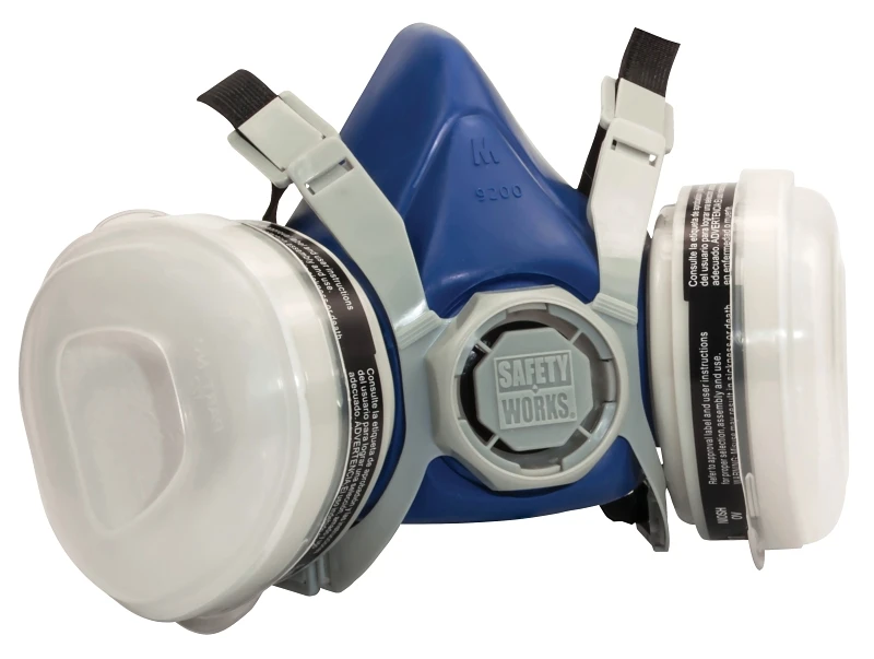 Paint And Pesticide Respirator For Protection Against Paint Fumes And Pesticides