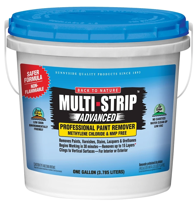 Multi-strip Biodegradable Paint Stripper Remover, 1-gallon For Interior & Exterior Use