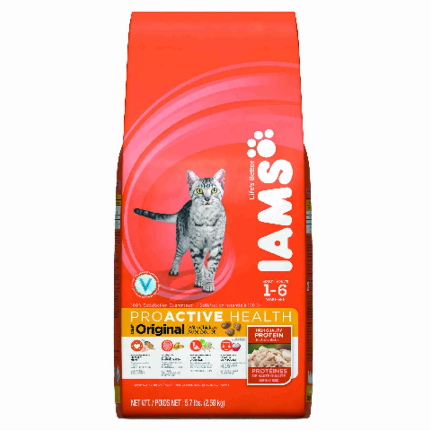 Proactive Health Chicken Flavor Dry Cat Food, 7 Pounds Bag