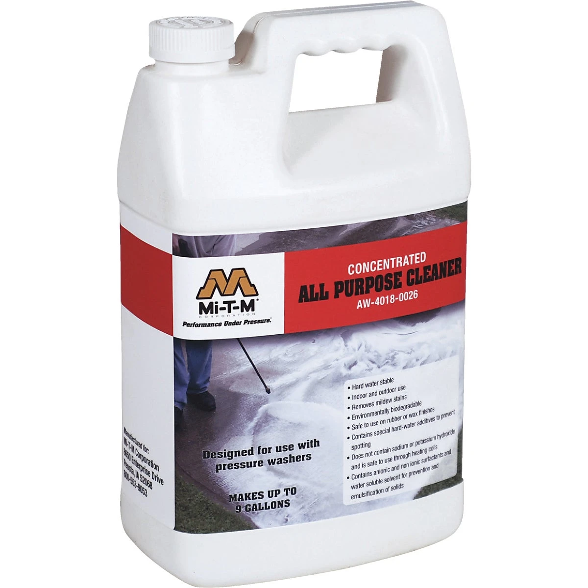One Gallon Multi-purpose Pressure Washer Cleaner For Heavy Duty Cleaning