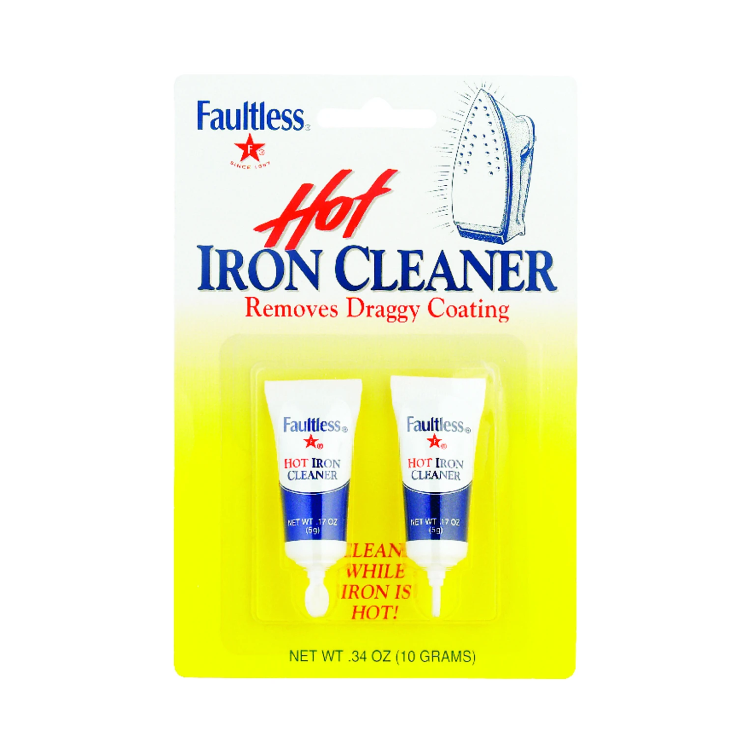Hot Iron Cleaner, .34 Oz., 2-pk.
