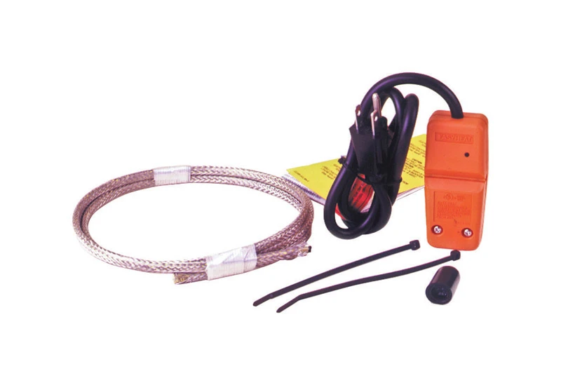 Freeze Free Self-regulating Pipe Heating Cable, 5 Feet Length, Prevents Pipe Freezing