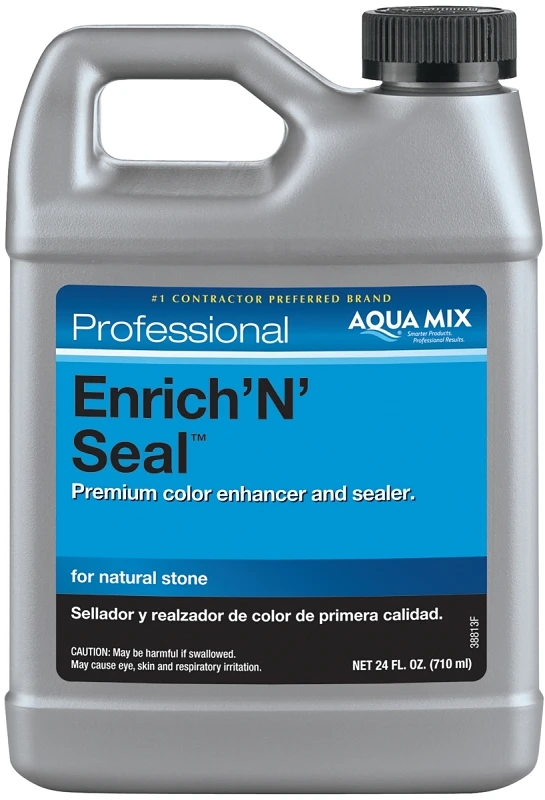 Enrich And Seal Stone Sealer, 24 Ounce Bottle, Enhances And Protects Stone Surfaces
