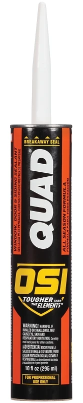 Quad Window Door And Siding Sealant Gray 511, 10 Ounce Tube