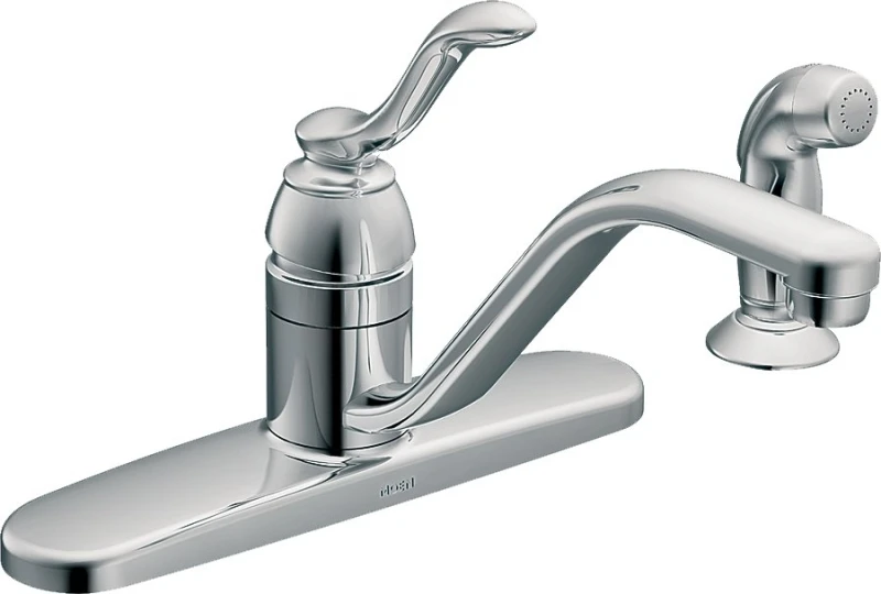 Banbury Single-handle Kitchen Faucet With Side Sprayer In Chrome - Model Ca87528