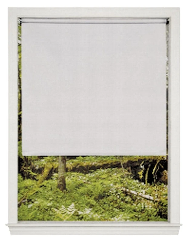 White Vinyl Roller Window Shade 55 X 66-inch, Model Srsmwf5506601d