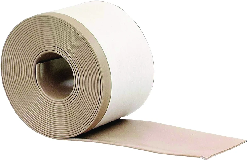 4 Inch By 20 Foot Desert Beige Vinyl Wall Base Molding