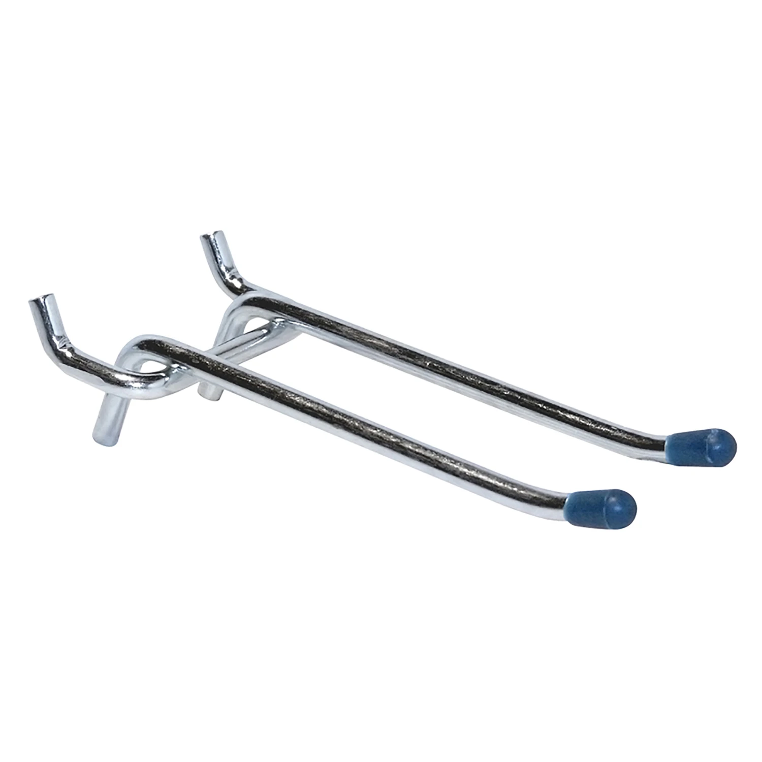 4 In. Heavy-duty Pegboard Hook, Double-prong, 2-pack