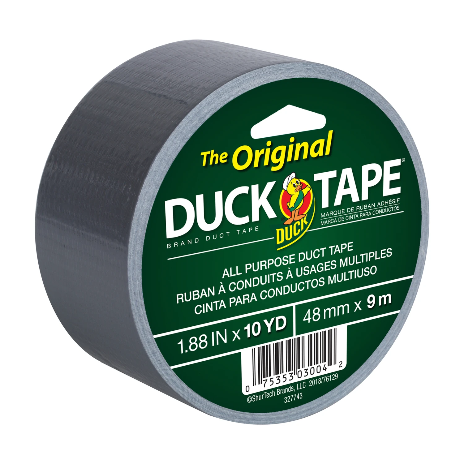 All Purpose Silver Duct Tape, 1.88 Inches By 10 Yards