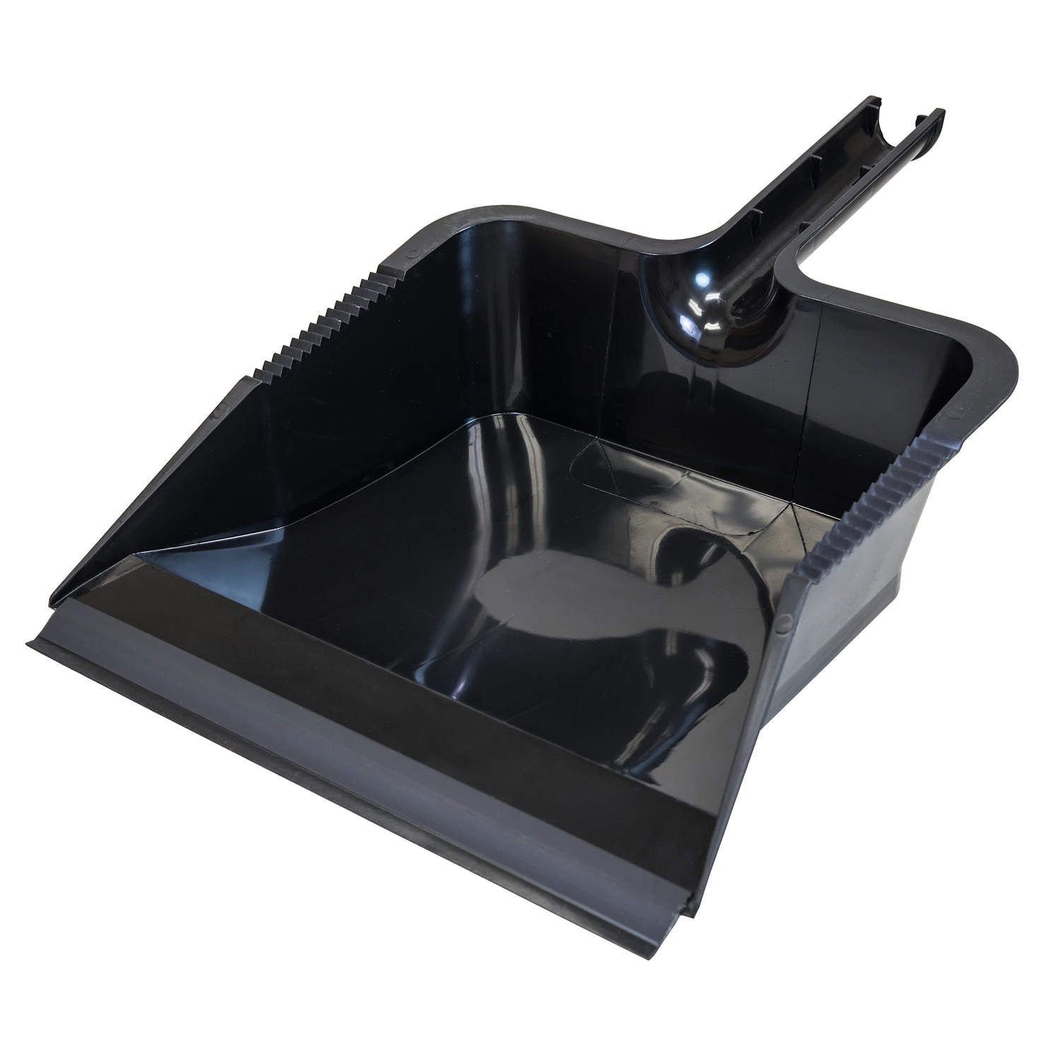 Black Plastic Dustpan For Easy Cleaning And Debris Collection