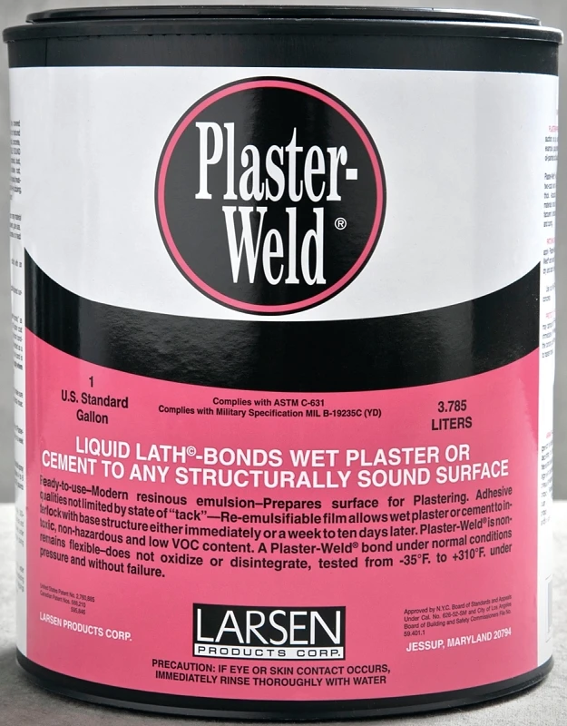 Plaster-weld High Strength Polyvinyl Acetate Homopolymer Plaster Bonding Agent 1 Gallon