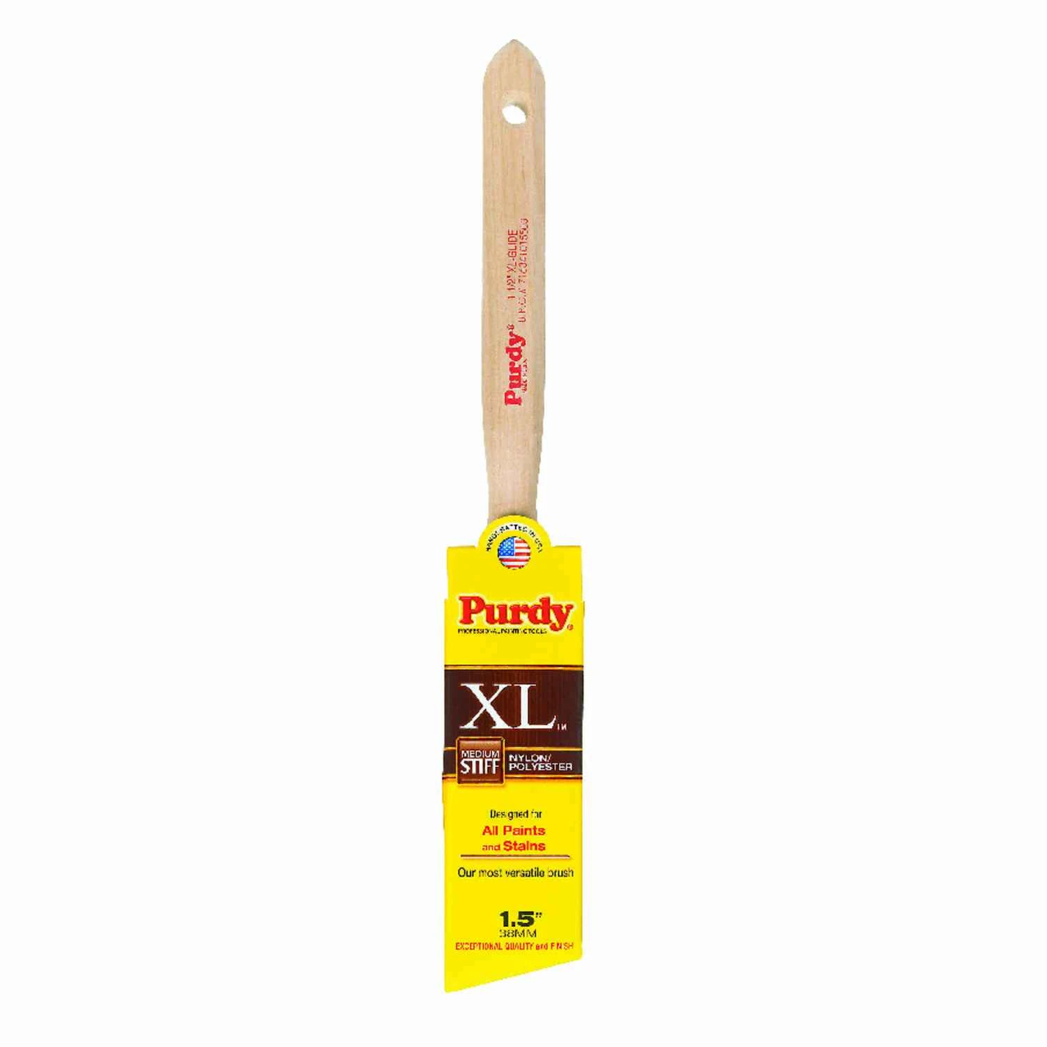 Xl-glide 1.5 Inch Angle Sash And Trim Paint Brush For Precision Painting