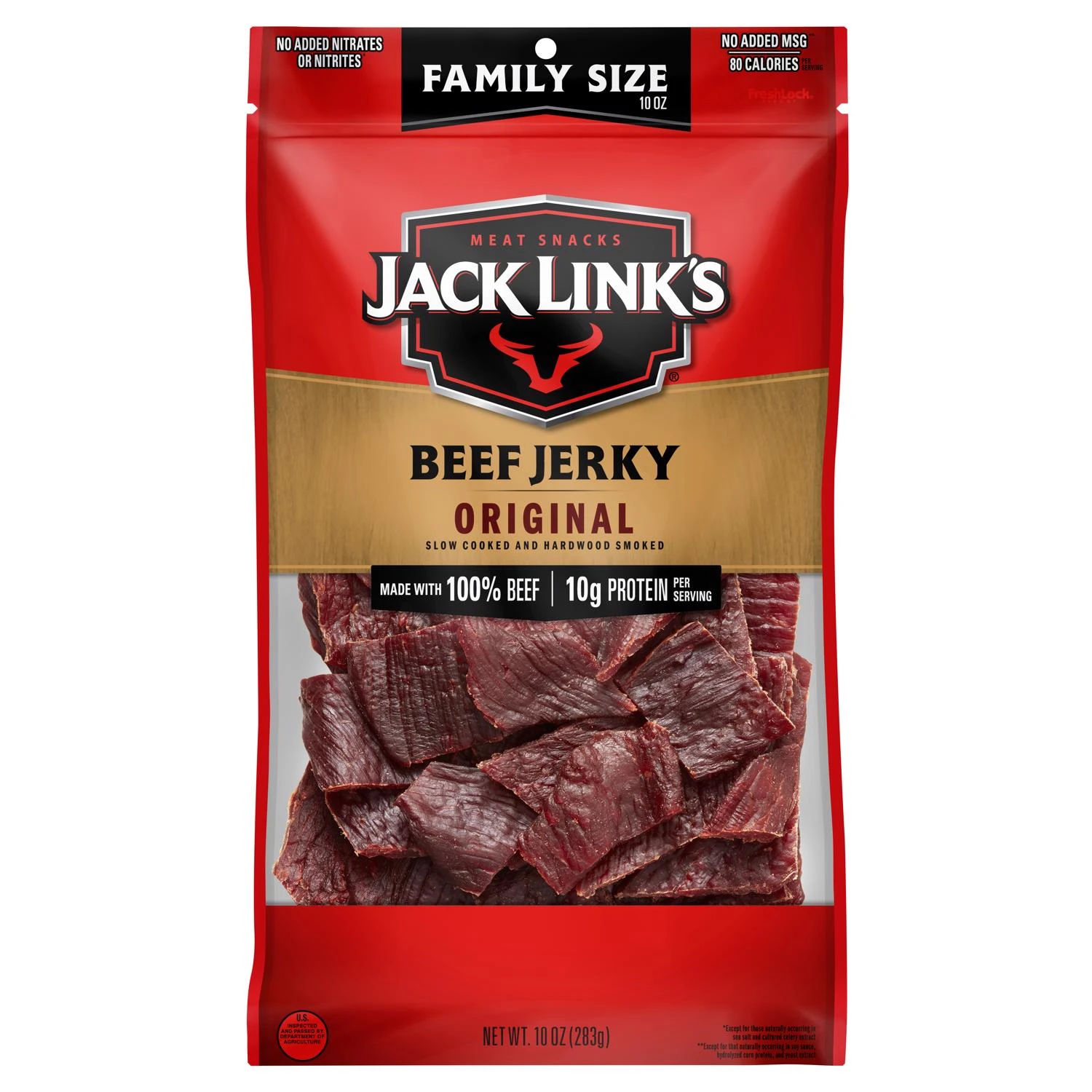 Legends Beef Jerky, Original, 10 Oz.