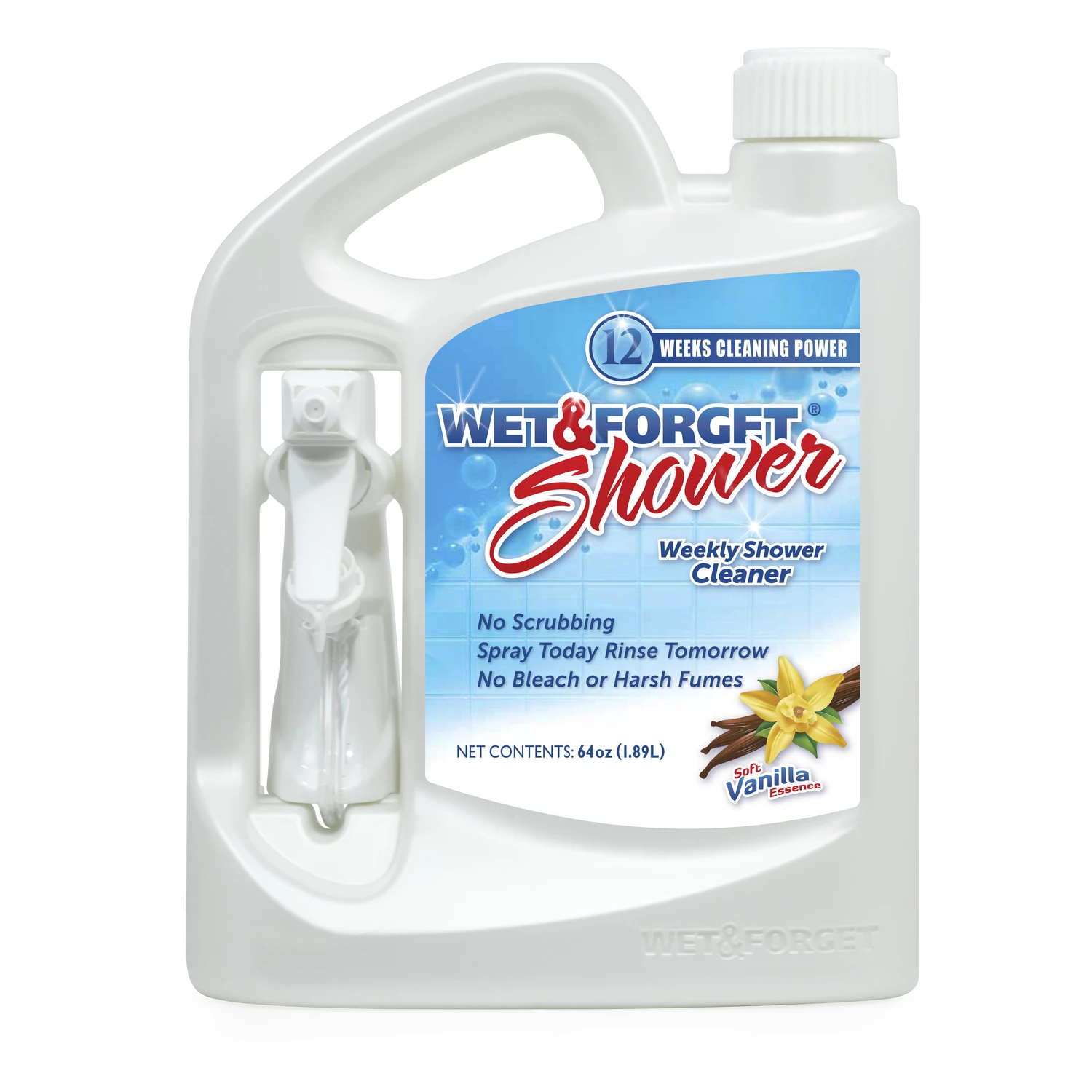 Weekly Shower Cleaner No-scrub Formula 0.5 Gallon Bottle