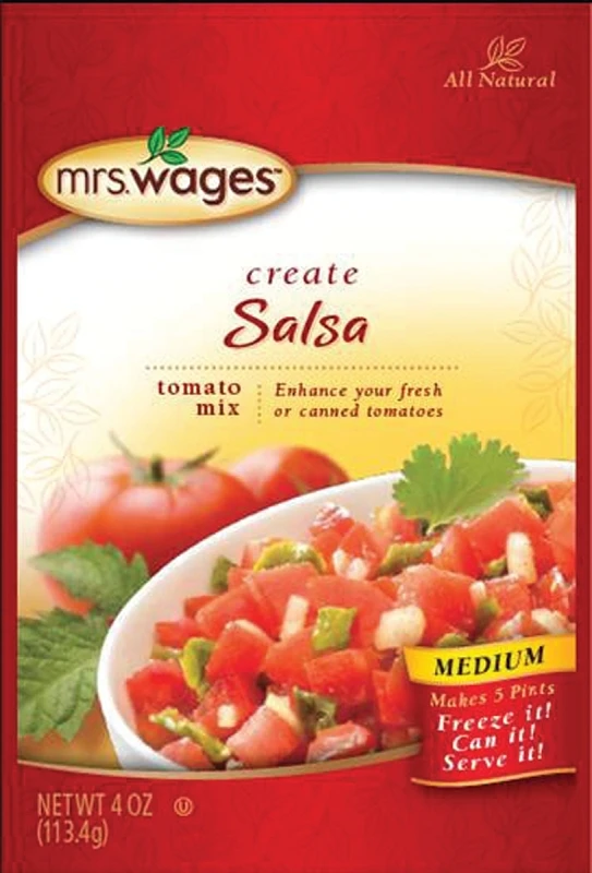 Tomato Sauce & Canning Mix, Medium Salsa Mix, 4-oz.