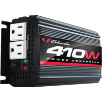 400 Watt Power Inverter With Battery Clamps And 12-volt Male Adapter Plug