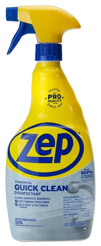 Commercial All-purpose Quick Cleaner & Disinfectant, 32 Oz.