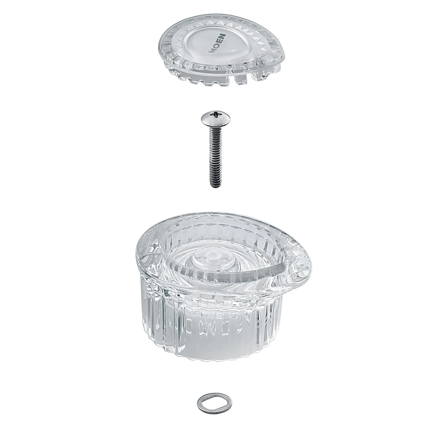 Original Equipment Manufacturer Clear Replacement Posi-temp Bath And Bath Shower Handle