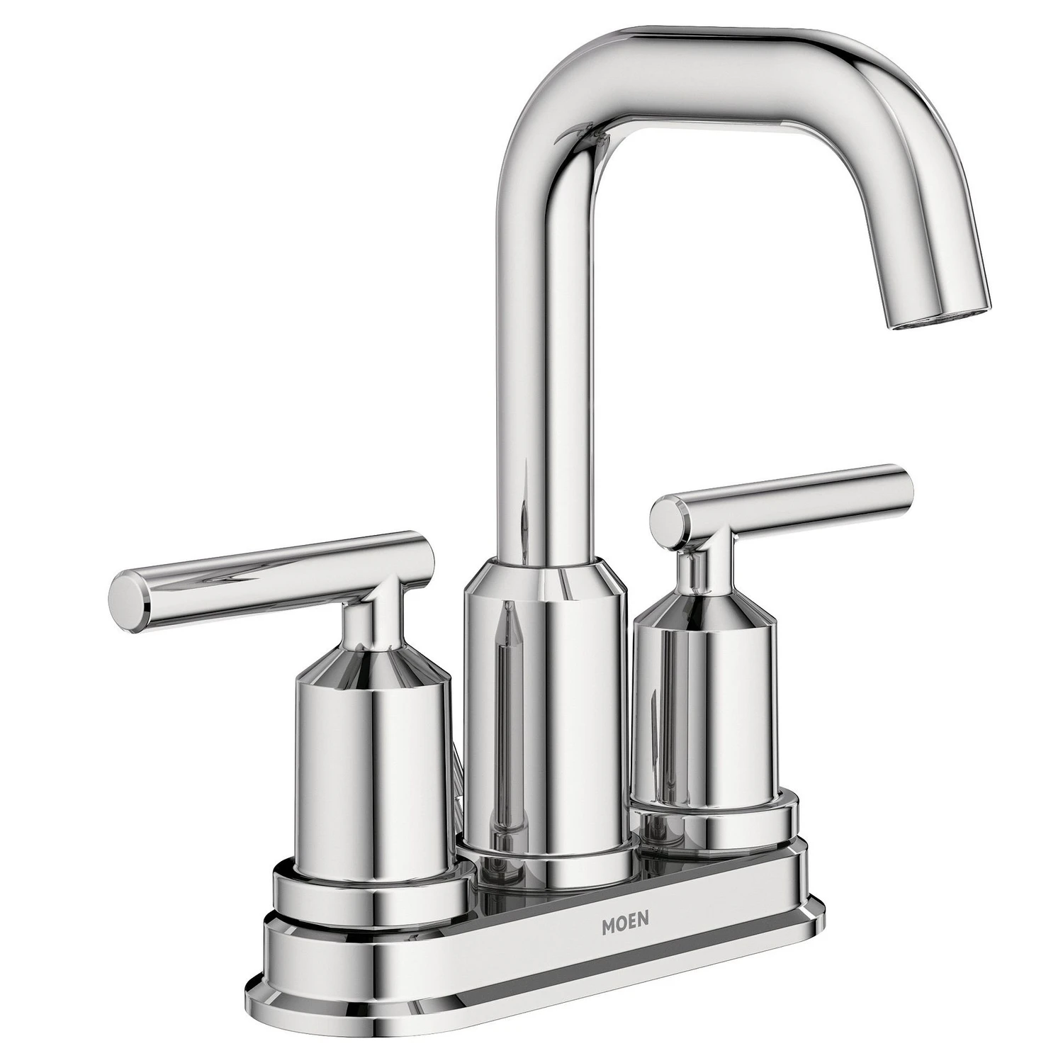 Gibson High-arc Two-handle Lavatory Faucet In Chrome Finish