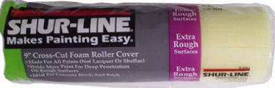 9 In. X 5/8 In. Cross-cut Foam Roller Cover Model 7050