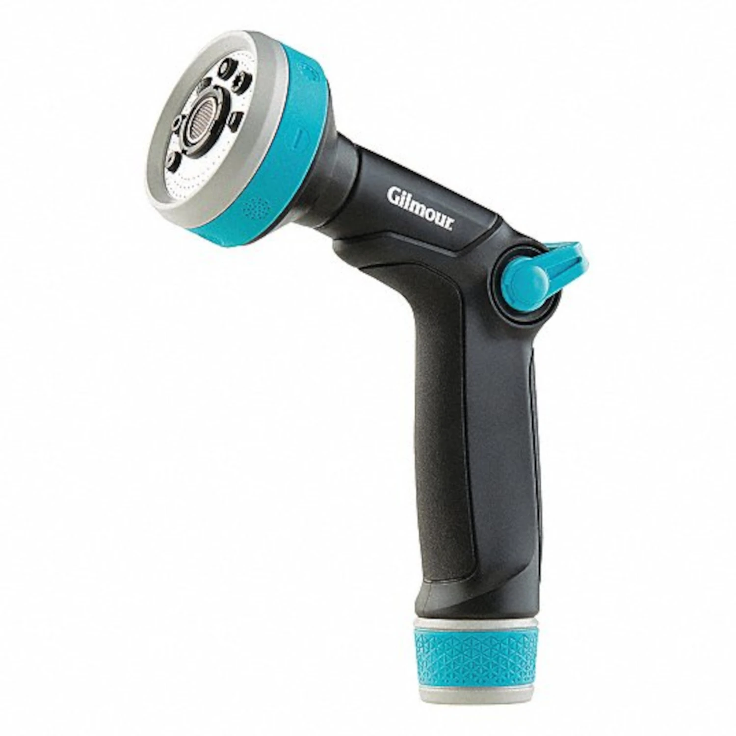 Swivel Watering Hose Nozzle With Metal Construction And Thumb-trigger Control