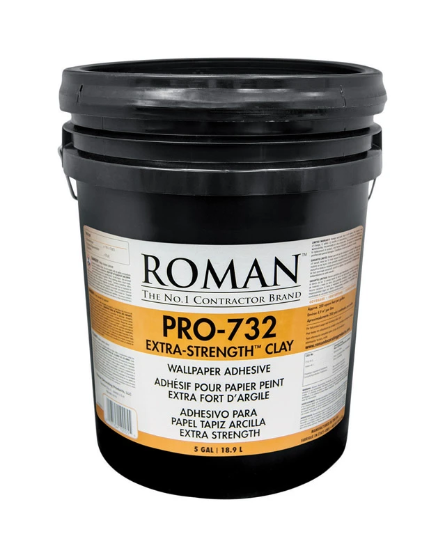 Pro-732 Extra Strength Clay/modified Starches Wallpaper Adhesive 5 Gallon Pail