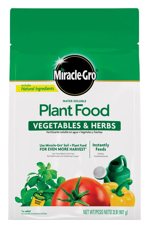 Water Soluble Plant Food For Vegetables And Herbs, 2 Pounds