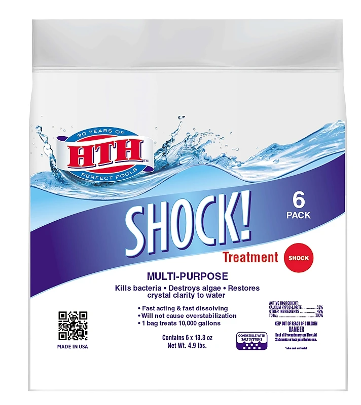Pool Shock Treatment, 13.3 Oz., 6-pk.