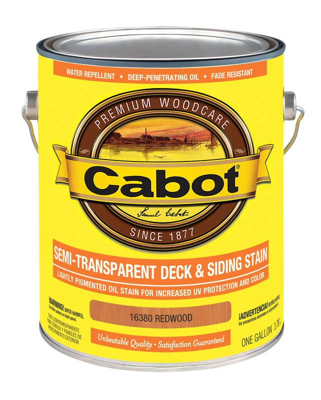 Semi-transparent Deck And Siding Stain Redwood Color 1 Gallon
