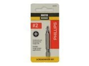 #2 Phillips Screwdriver Bit, 2 In.