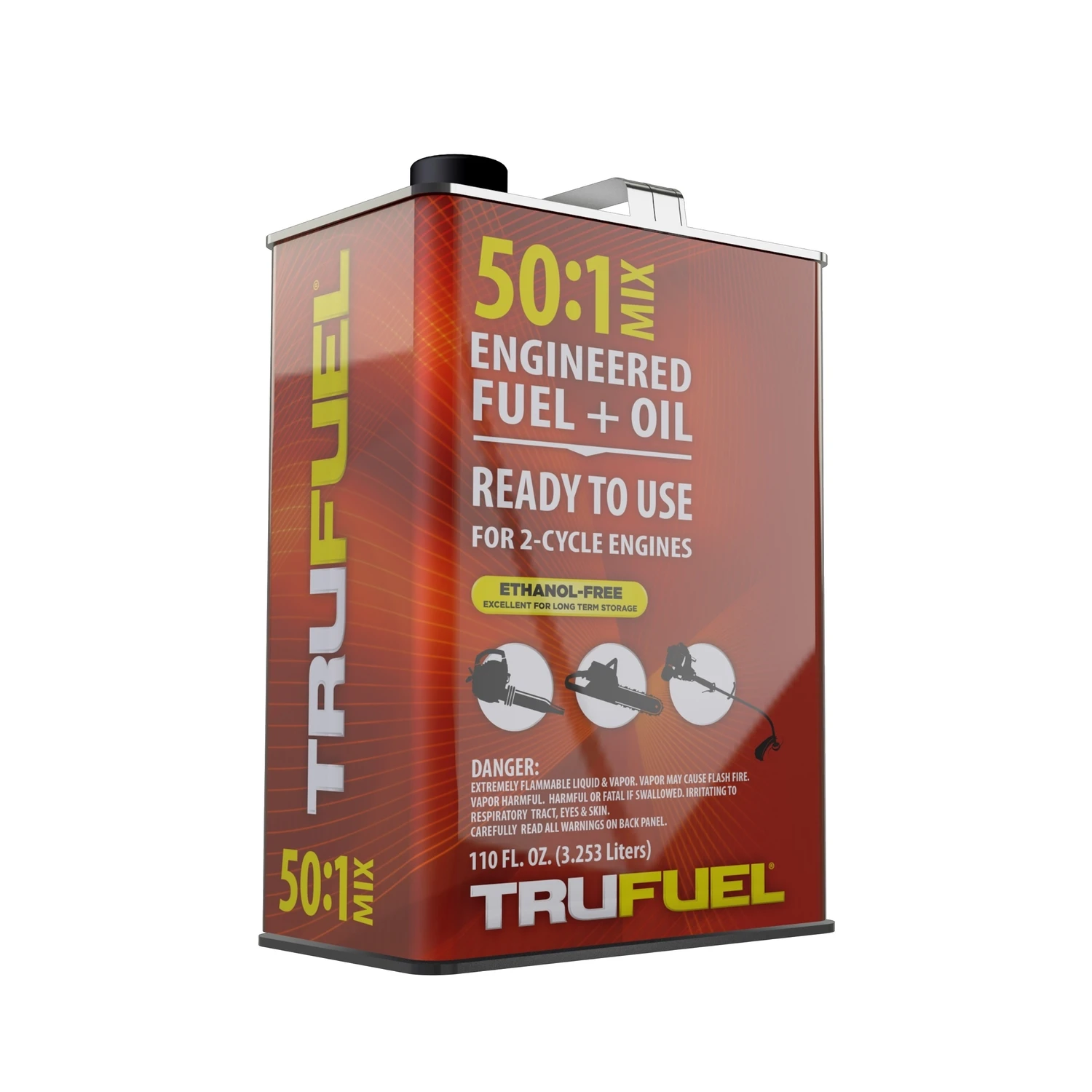 Pre-mixed 50 To 1 Fuel And Oil For Two-cycle Engines, 110 Ounce Bottle