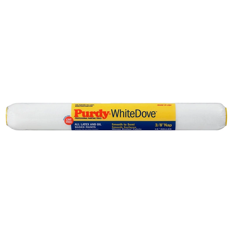White Dove 18-in Standard Woven Synthetic Blend Paint Roller Cover