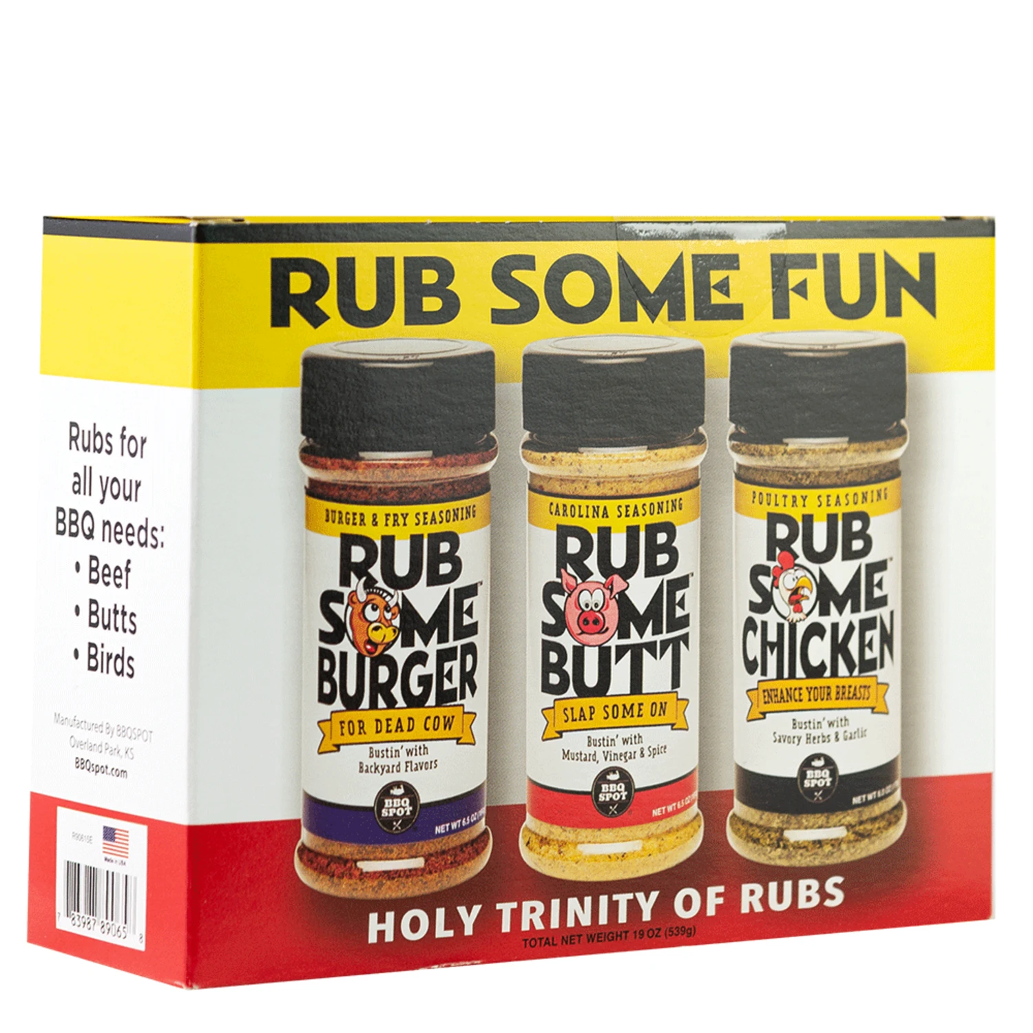 Fun Pack Bbq Rub, 19 Oz. 3-pk.