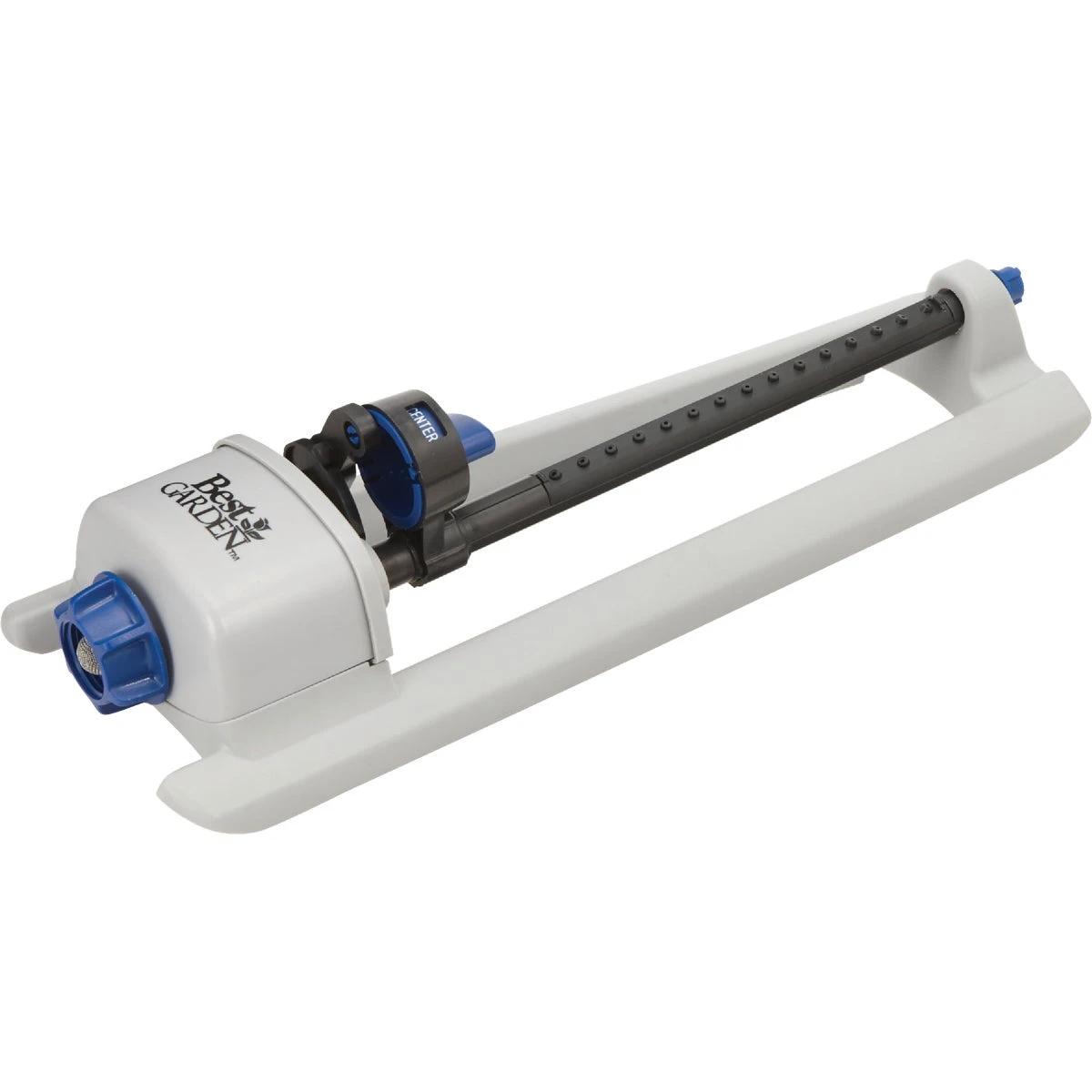 Poly 2600 Sq. Ft. Blue & Gray Oscillating Sprinkler Model 56542