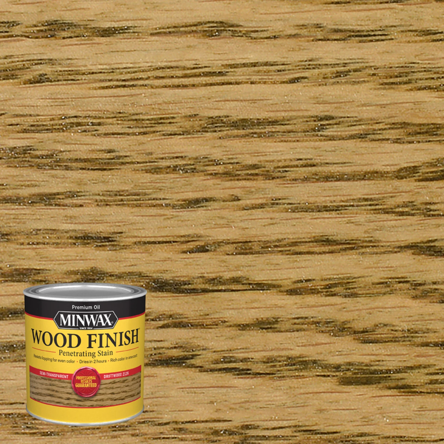 Wood Finish In Driftwood Color, 0.5 Pint Bottle